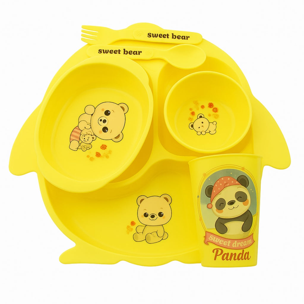 Kakiko 6-Piece  Club Baby Feeding Set – BPA-Free