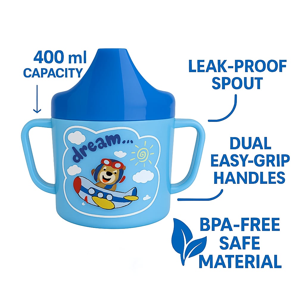 Baby Sipper Cup – Leak-Proof Trainer Bottle