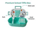 3 in 1 School Tiffin Box with inner container