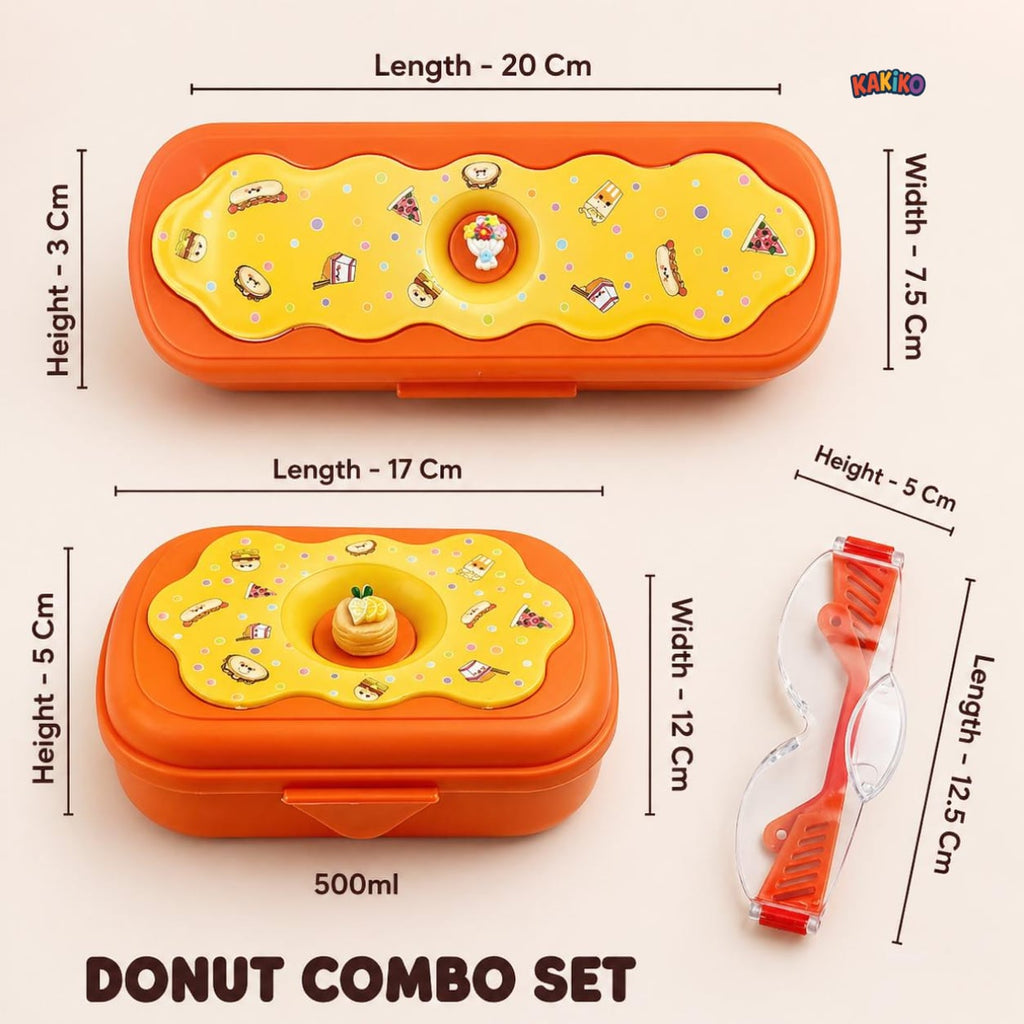Cute Donut Combo Set for Kids – Lunch Box