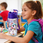 Unicorn Kids Water Bottle 500 ML – BPA Free, Non-Toxic, Leakproof