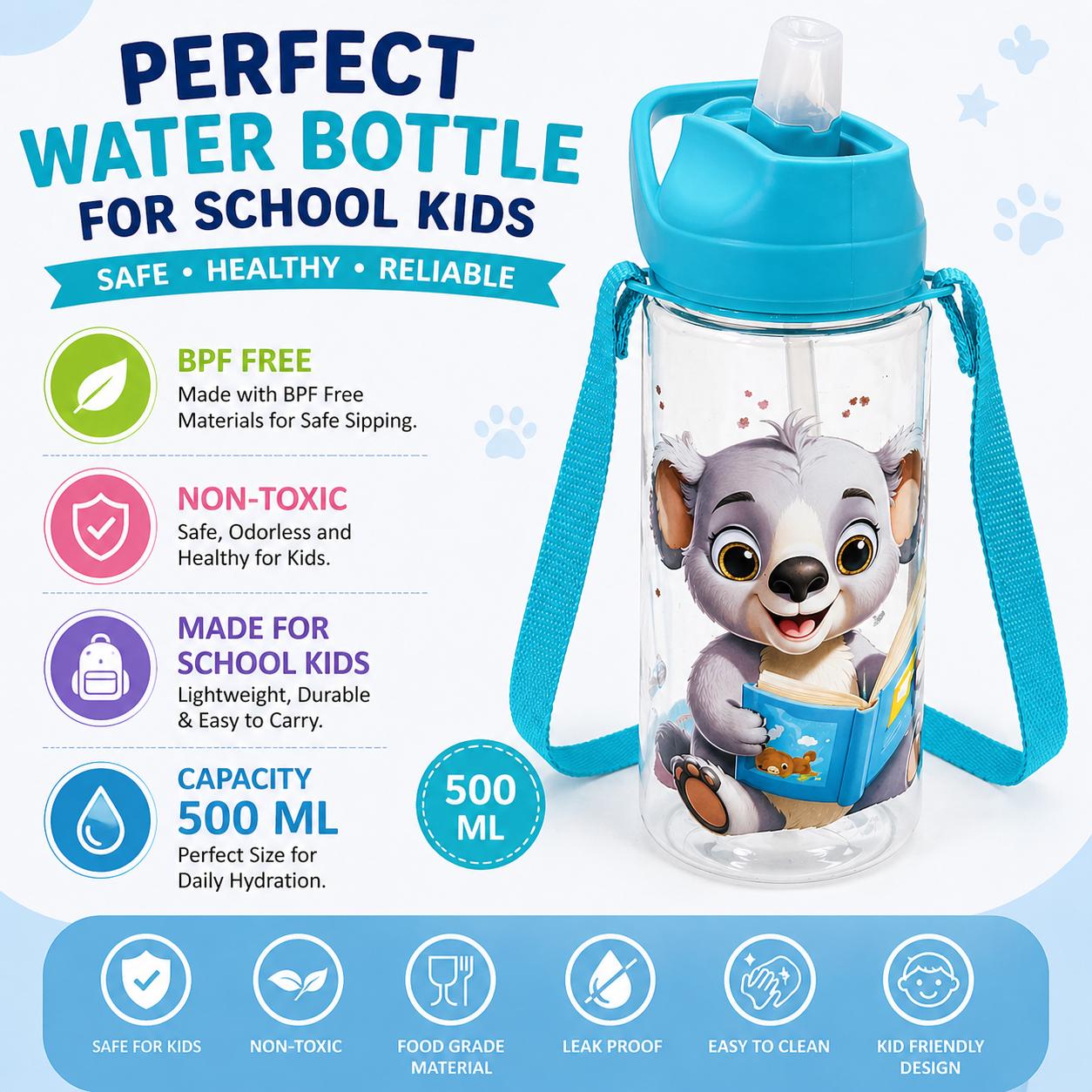 Simba Kids Water Bottle 500 ML - BPA Free